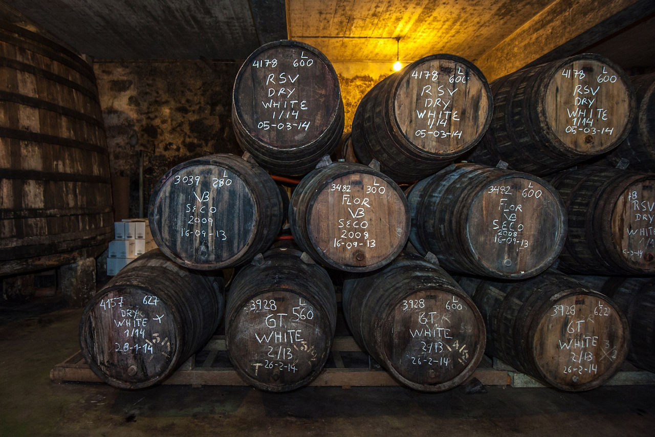 Sherry Jerez Barrels Bodega in Spain