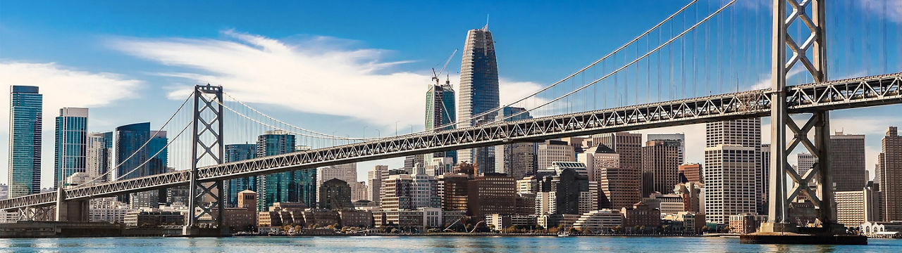 San Fransisco Oakland Bridge City Landscape