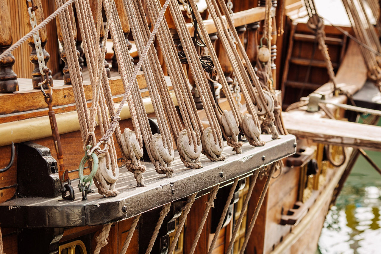 Pirate Ship Plank Close Up