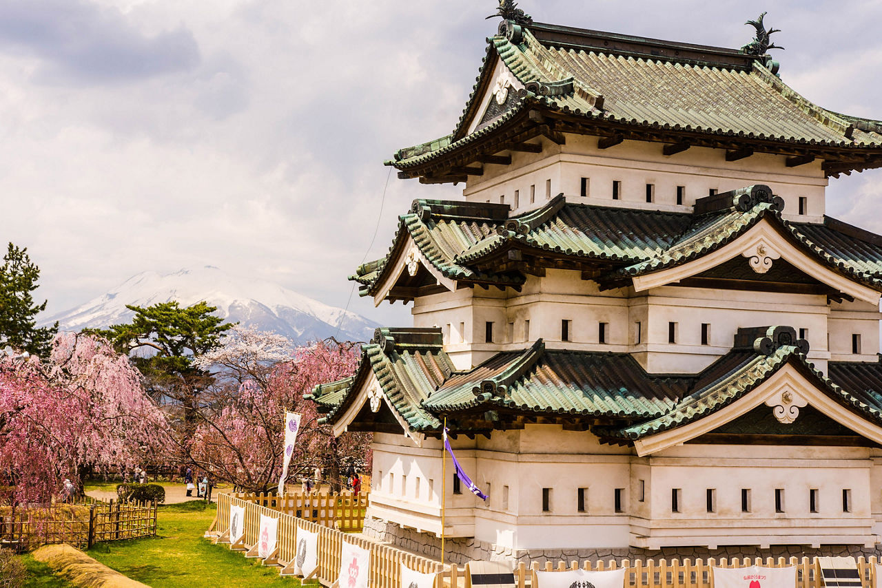 Aomori Japan Hirosakicastle in Spring