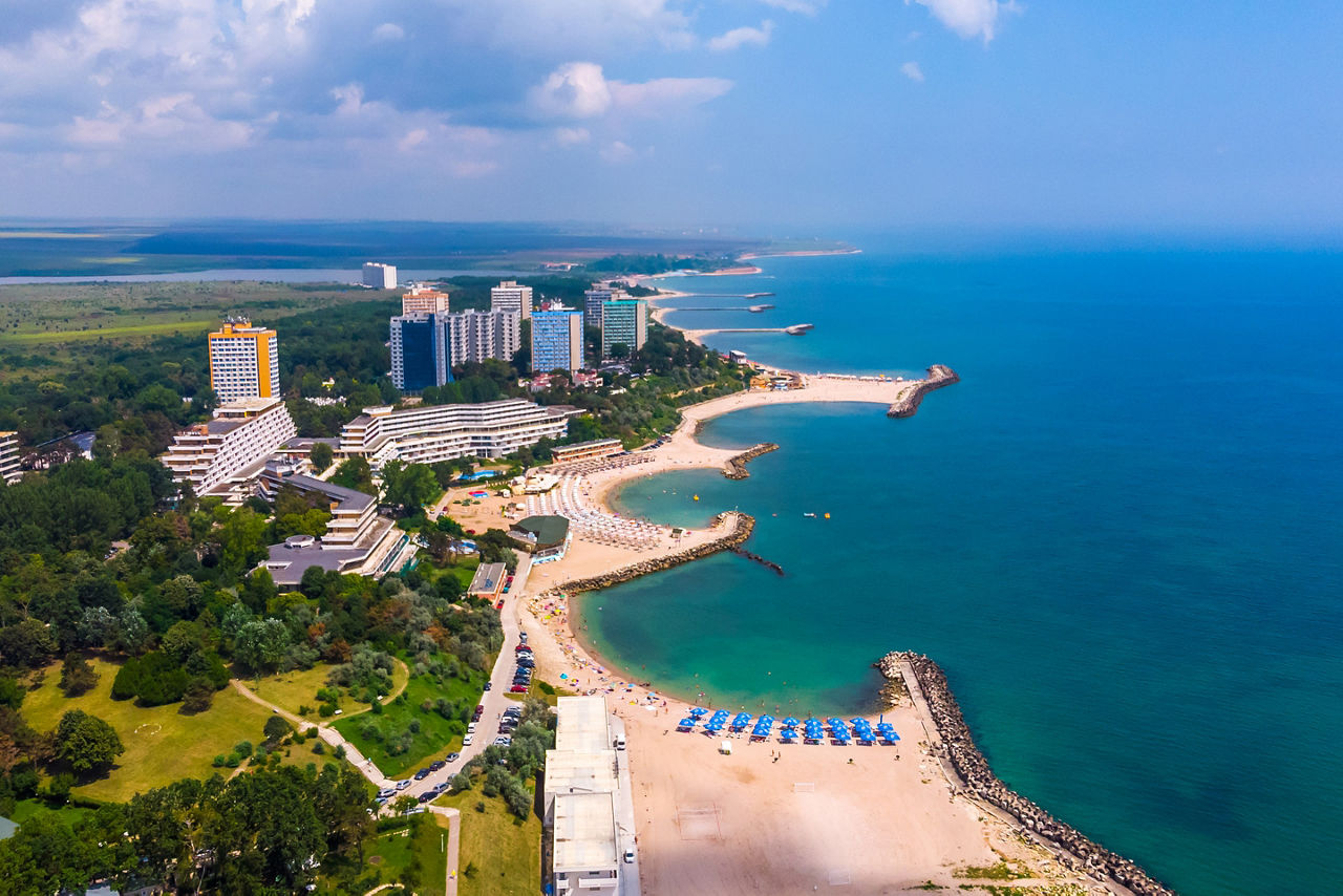 Have a bright, sunny day at the Black Sea.