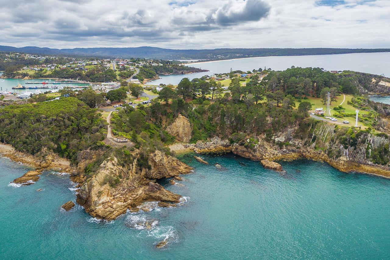 Eden Australia Aerial Panaroma