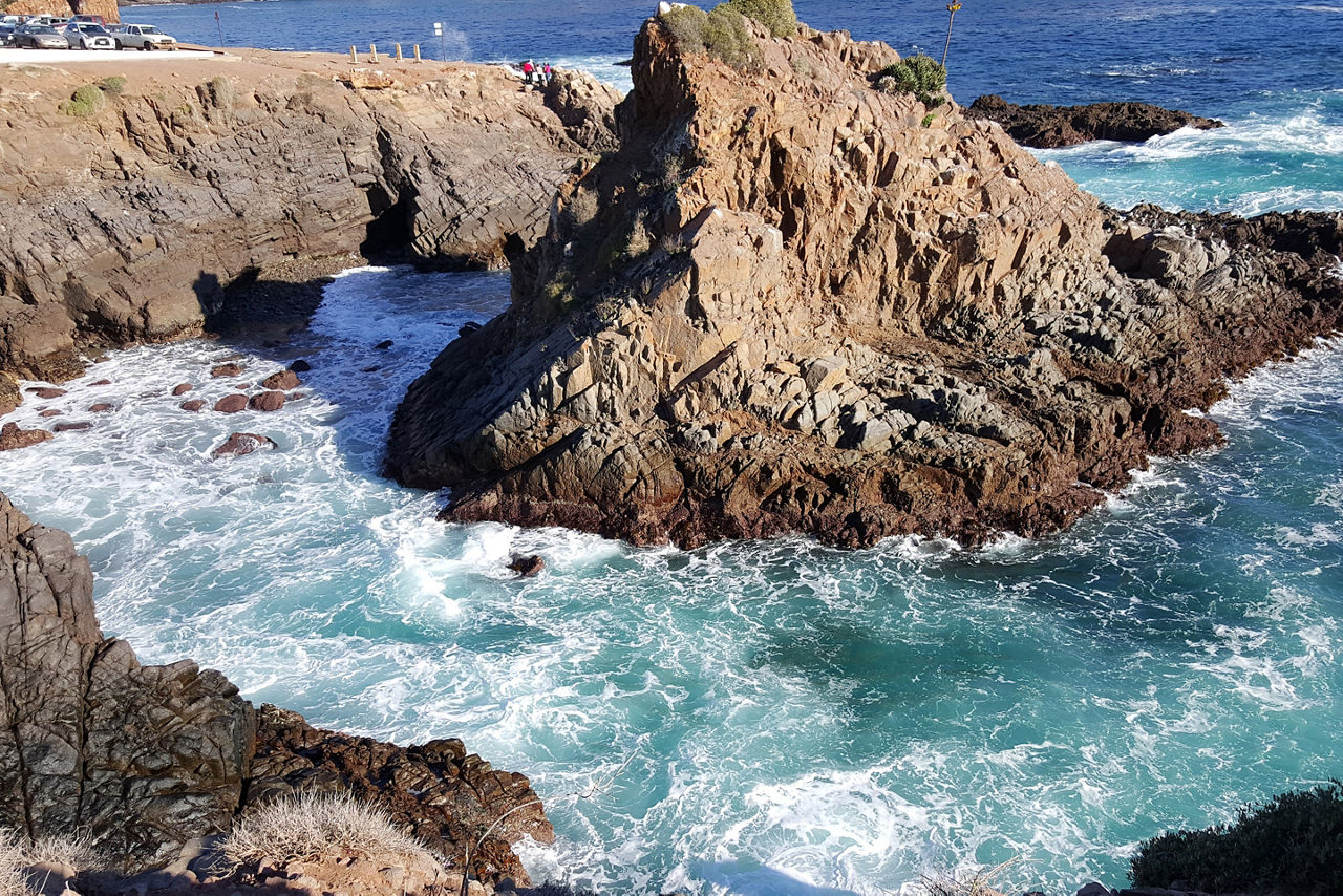 Mexico Ensendada La Bufadora Beach Cliff Coasts