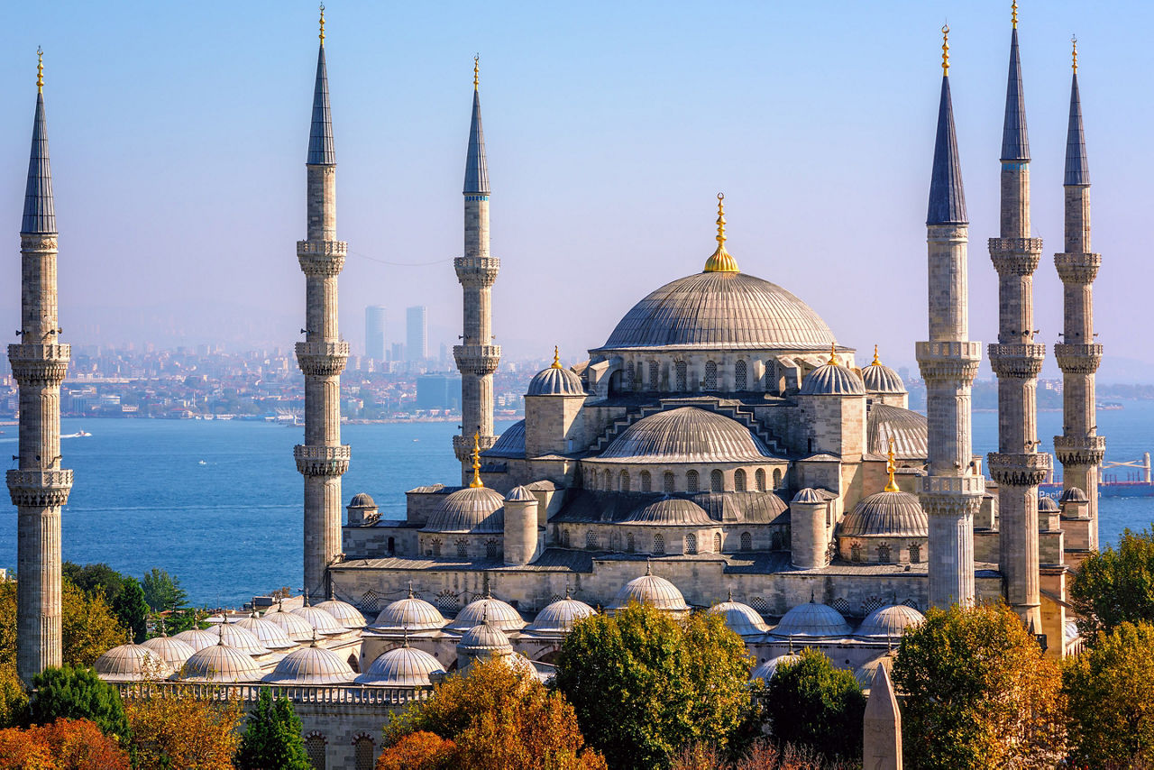 Turkey Sultan Ahmed Blue Mosque Close-Up