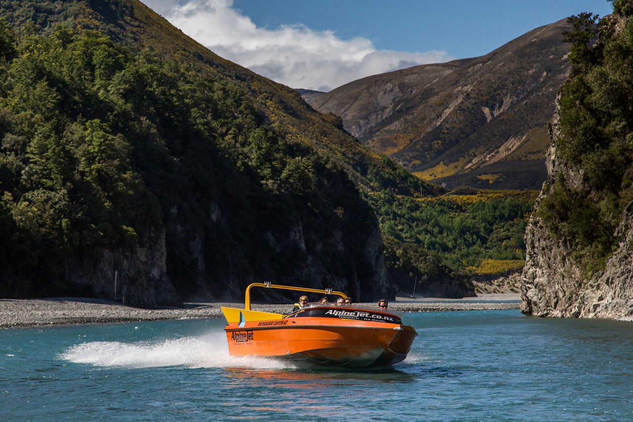 New Zealand Christchurch Speed Boat Excursion 