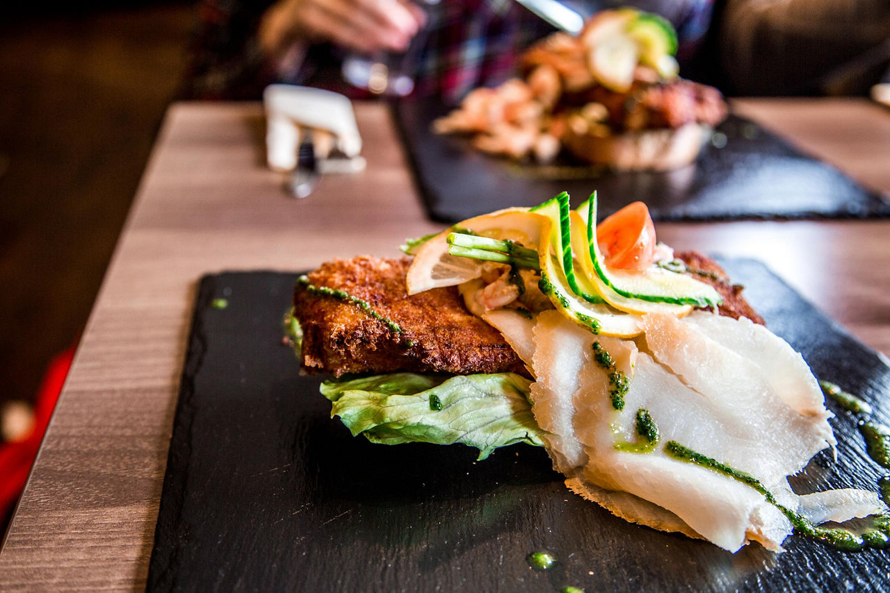 A traditional fish dish in Greenland