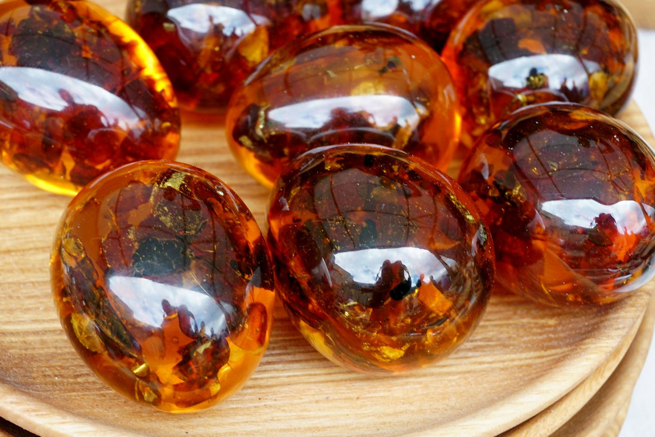 Dominican Republic Amber Balls Local Shopping