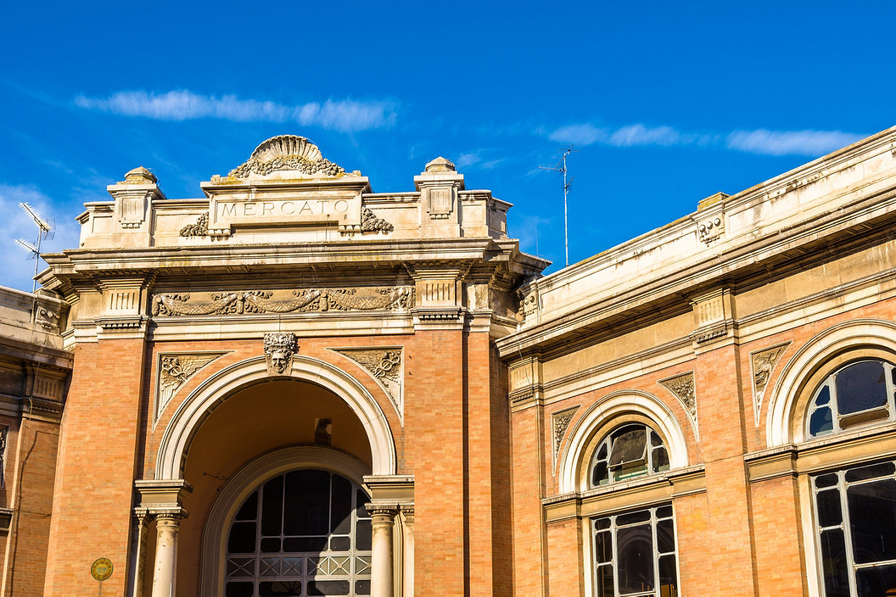 Mercato Coperto, a market in Ravenna - Italy