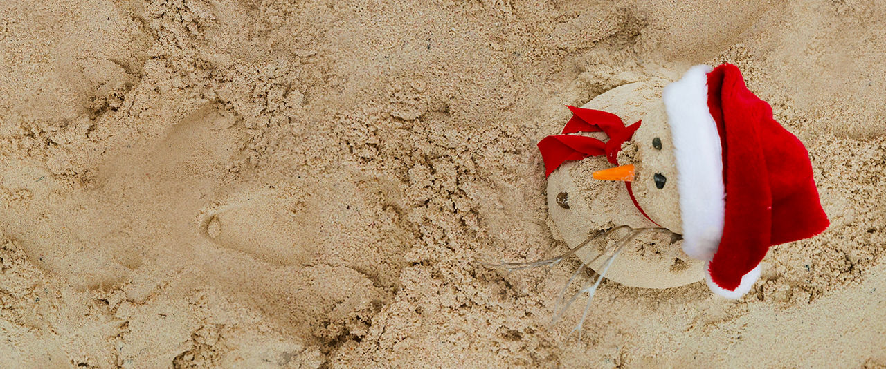Sand Snowman Christmas Dsktp Standard 1920 800