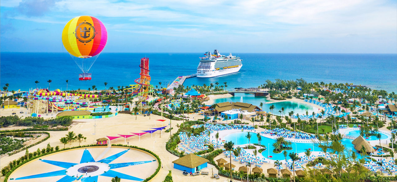 Perfect Day Cococay Island Aerial Ballon | Hero