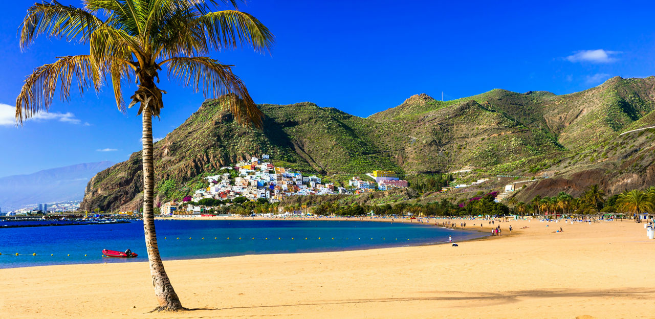 Spain Tenerife Canary Islands, Las Terasitas Beach San Andres