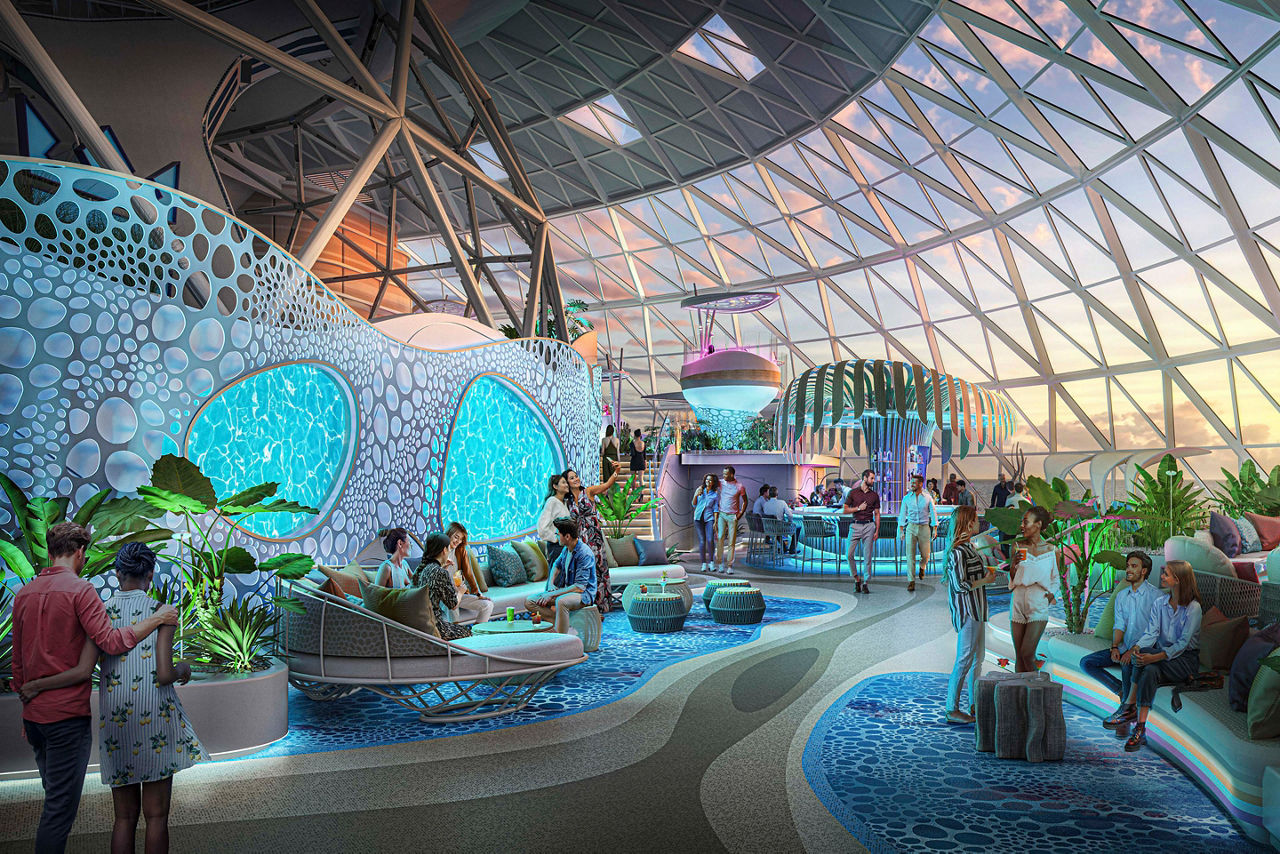 Icon of the Seas Overlook Lounge