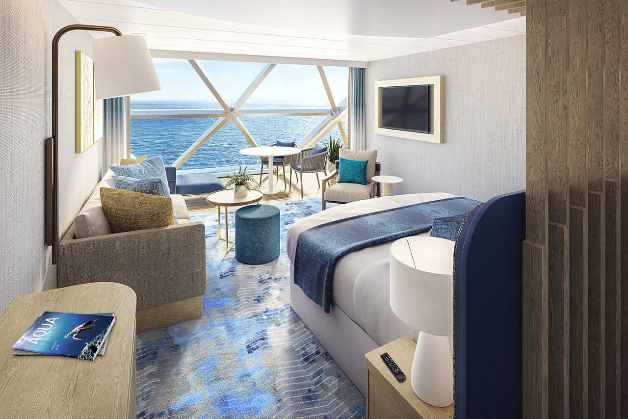 Icon of the Seas Panoramic Suite Render