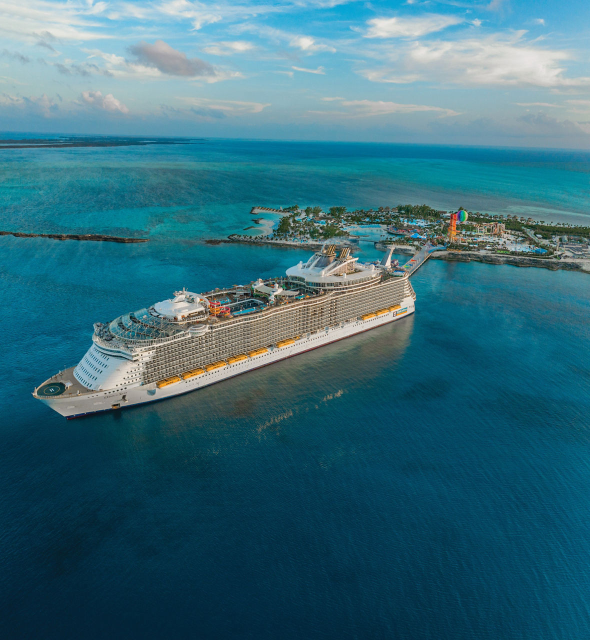 Perfect Day Coco Cay Oasis of the Seas Early Morning View