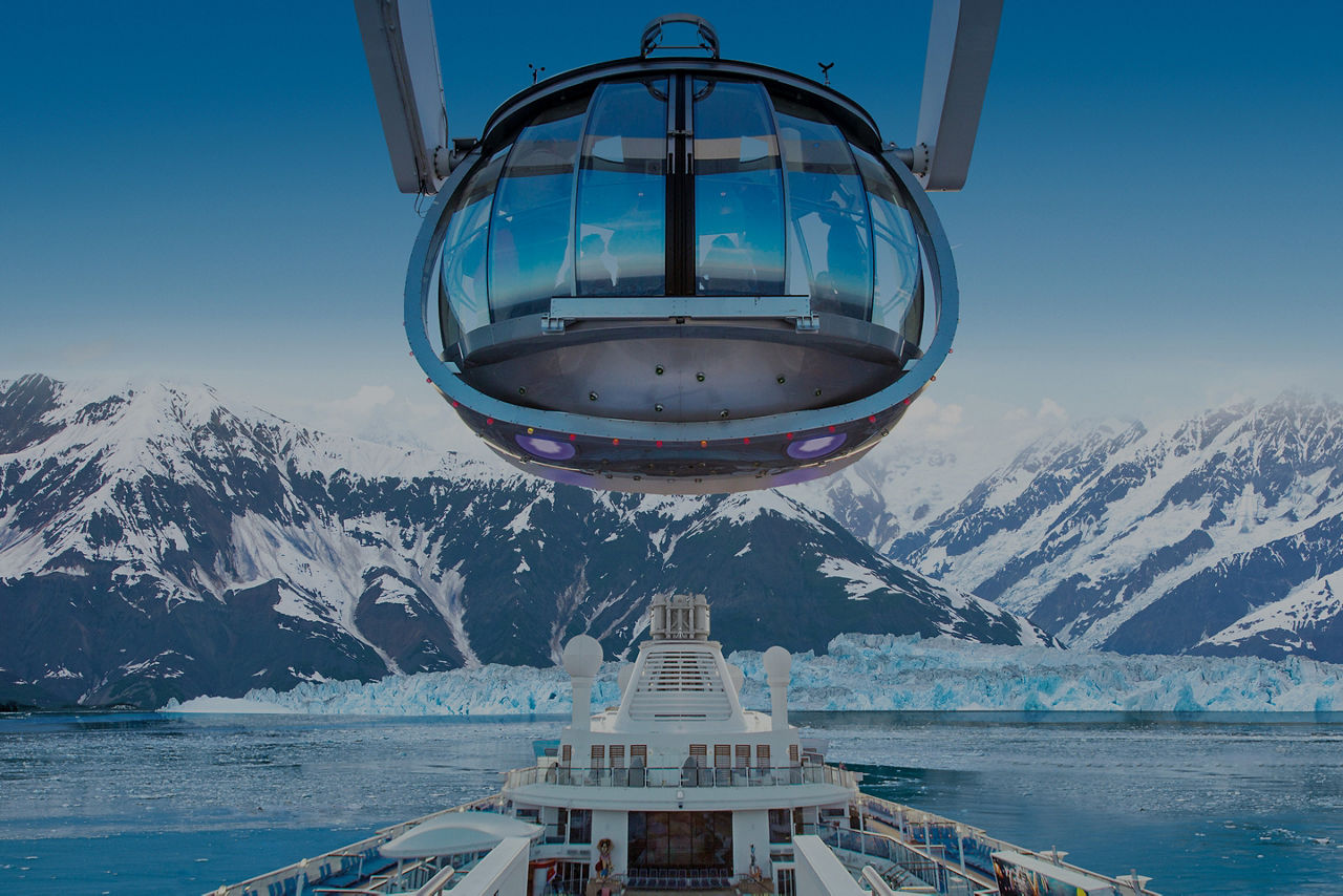 Ovation of the Seas North Star with Glacier Views, Alaska