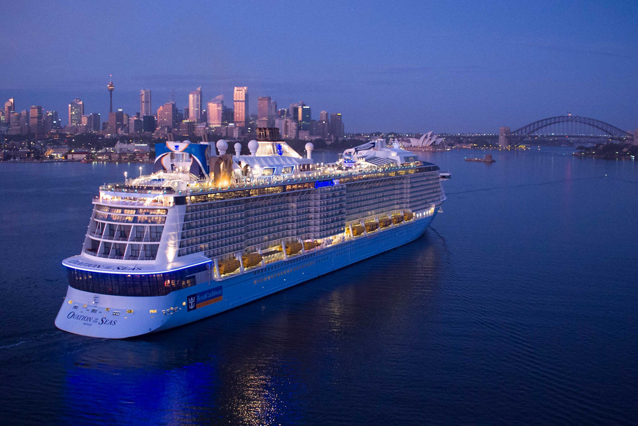 Ovation of the Seas Aerial 