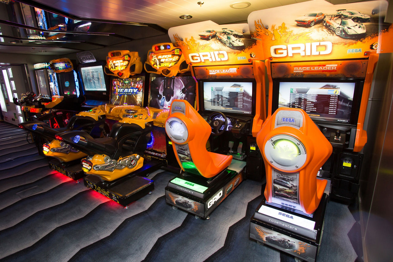 Arcade Game Car Racing On Board