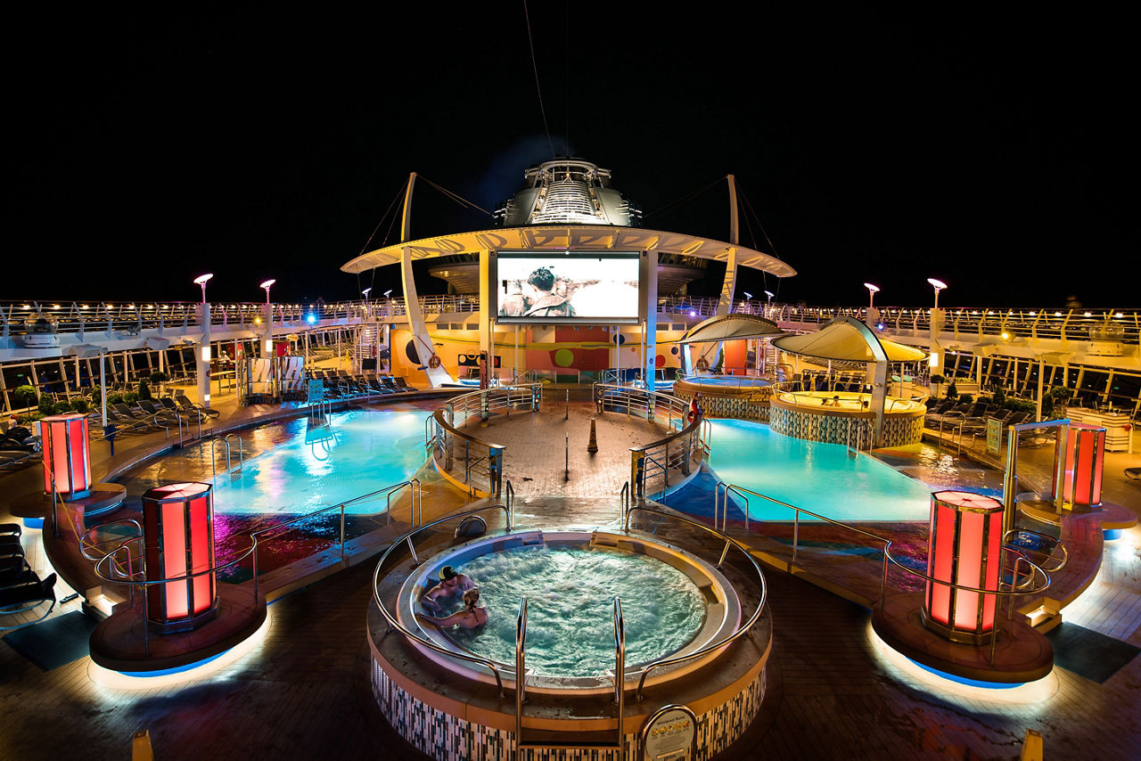 Pool Deck on Liberty of the Seas