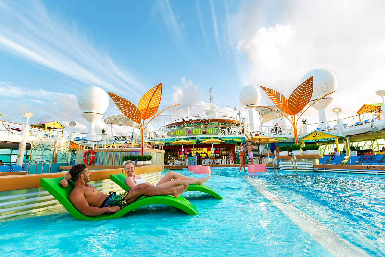 Navigator of the Seas Pool  by the Lime and Coconut