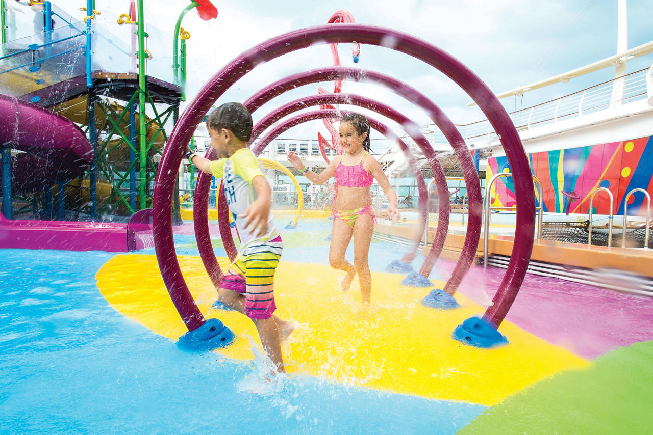 Kids Playing at Splashaway Bay 