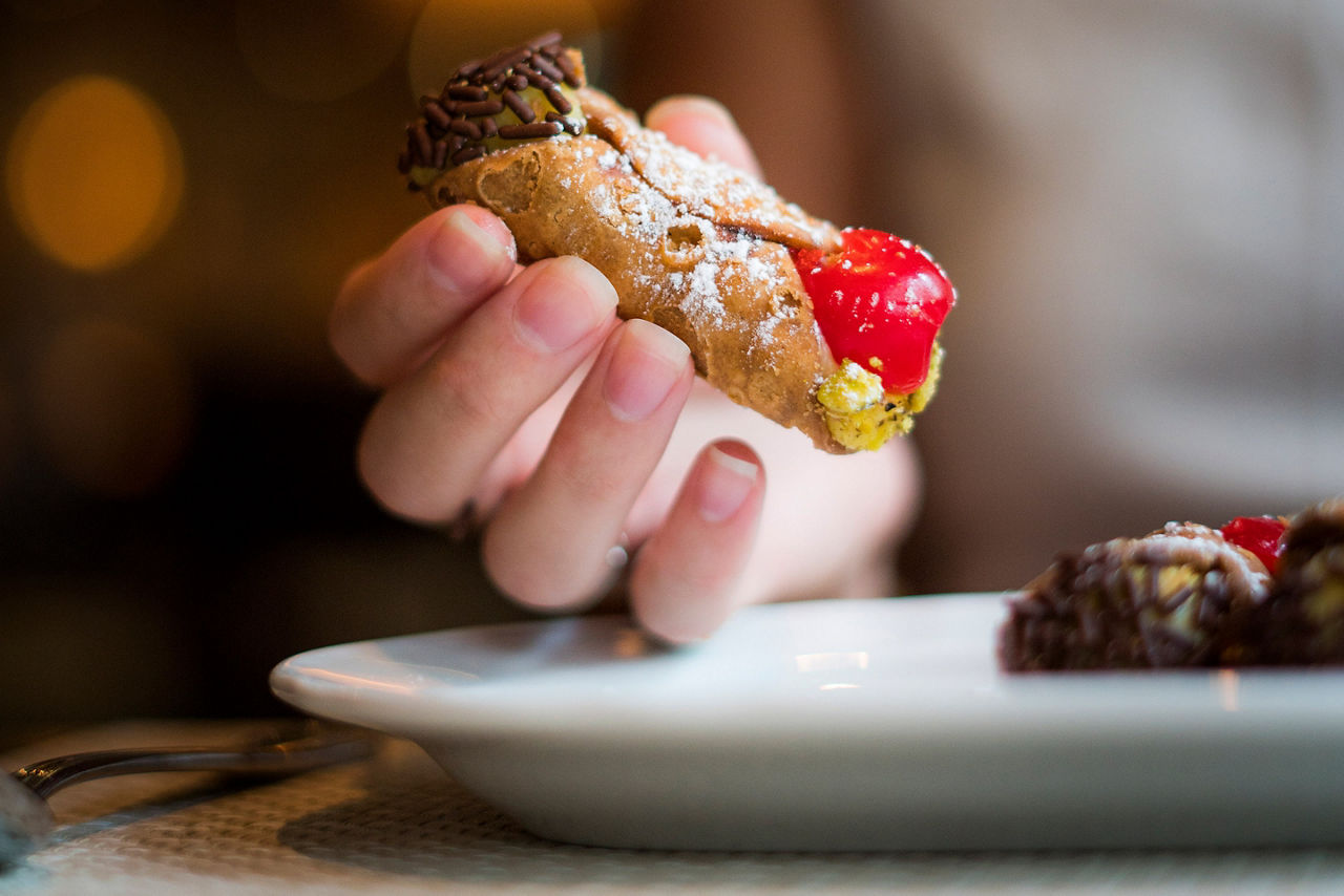 Giovannis Table Cannoli Chocolate Cherry