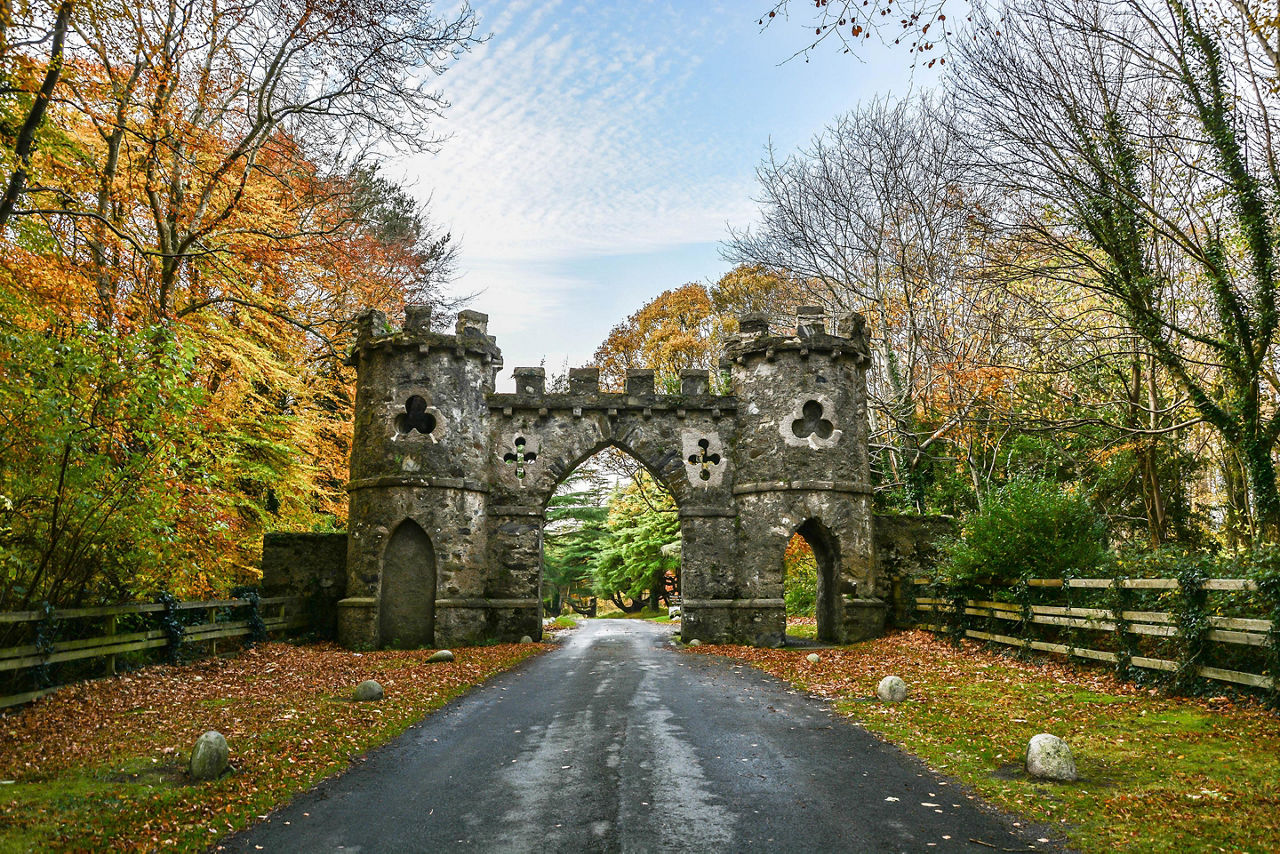 The Tollymore Park Gate in Belfast, Northern Ireland