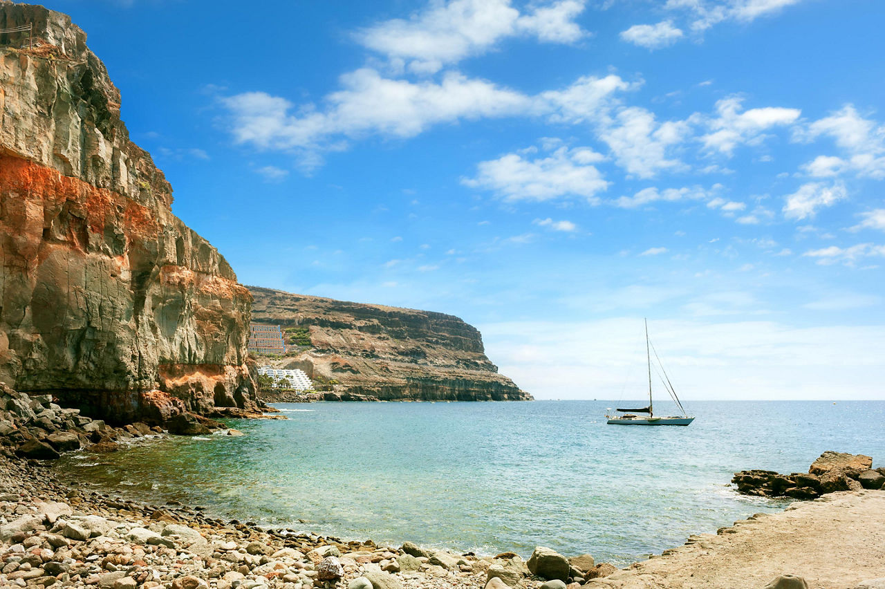 Puerto de Morgan coast in Gran Canaria, Canary Islands