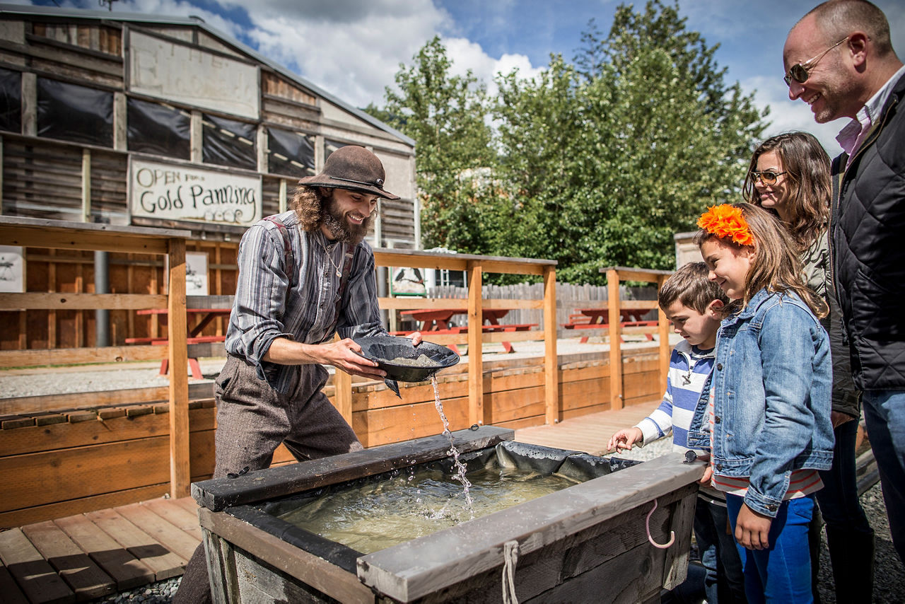 Gold Panning Family Fun, Juneau, Alaska 