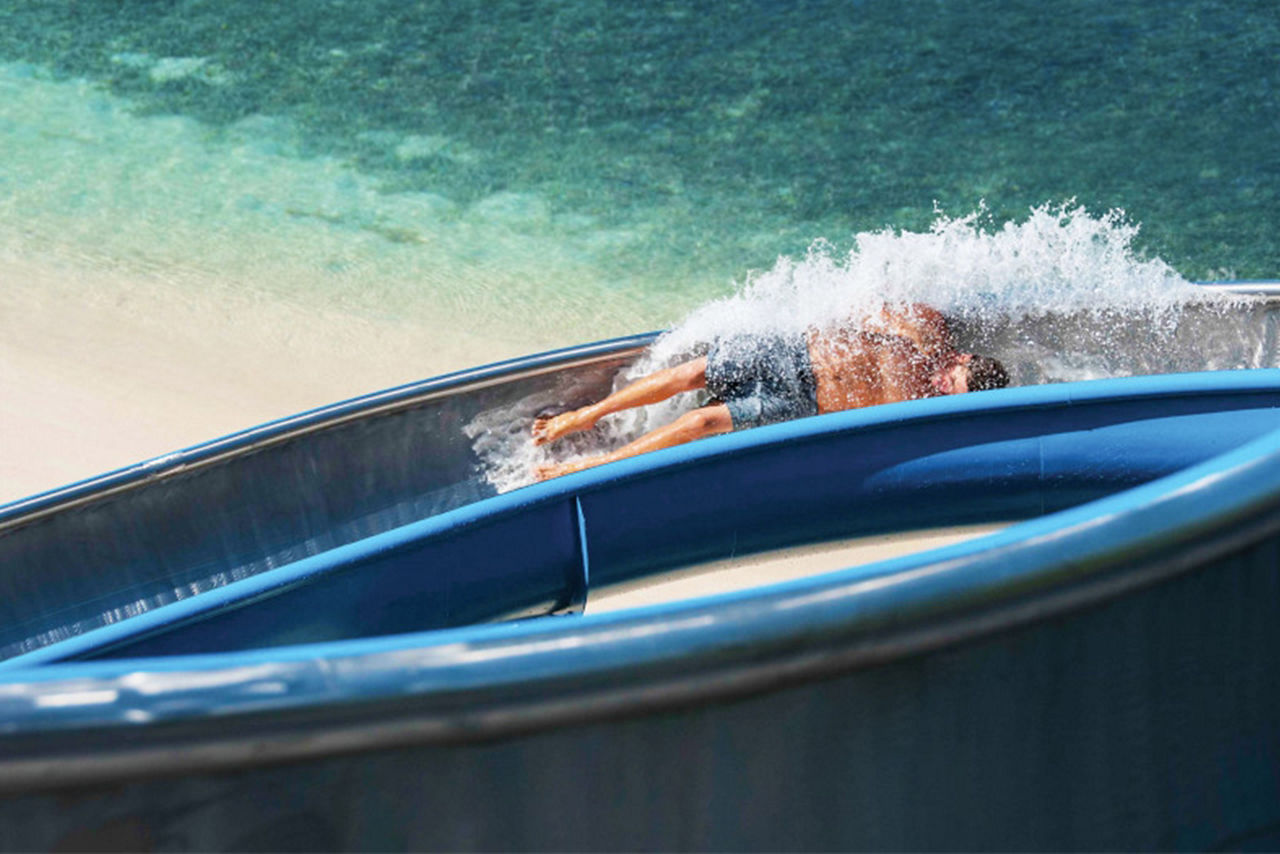 Water Slide by Beach in Labadee, Haiti