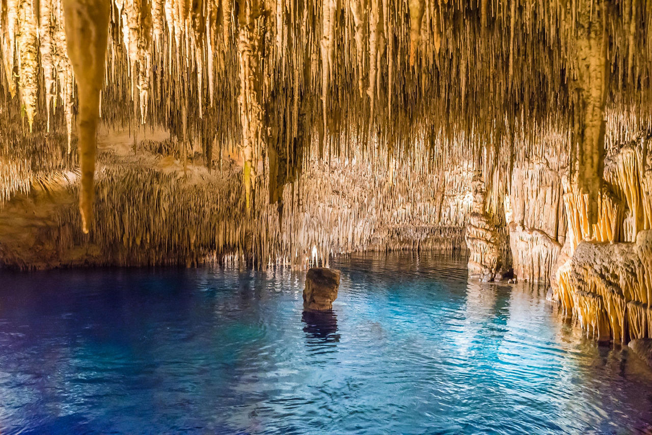 The Cuevas del Drach in Palma de Mallorca, Spain