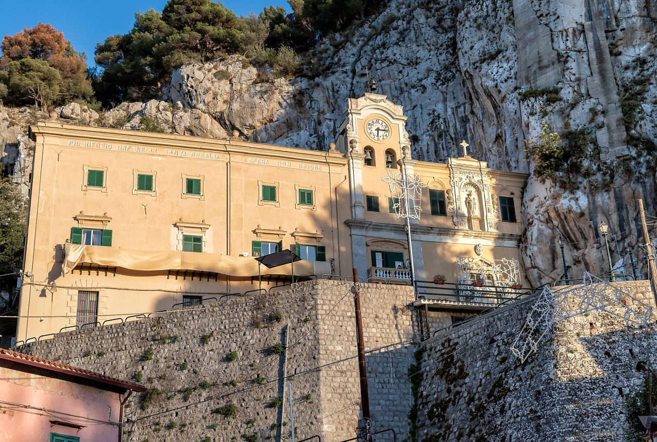 The Sanctuary of Saint Rosalia in Parlermo, Sicily