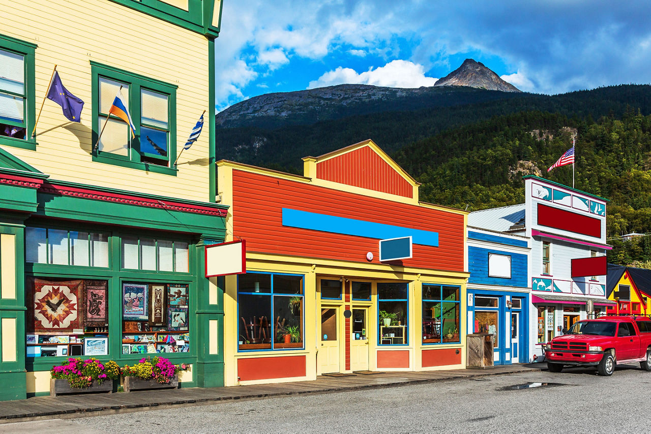 Old Historic Buildings, Skagway, Alaska