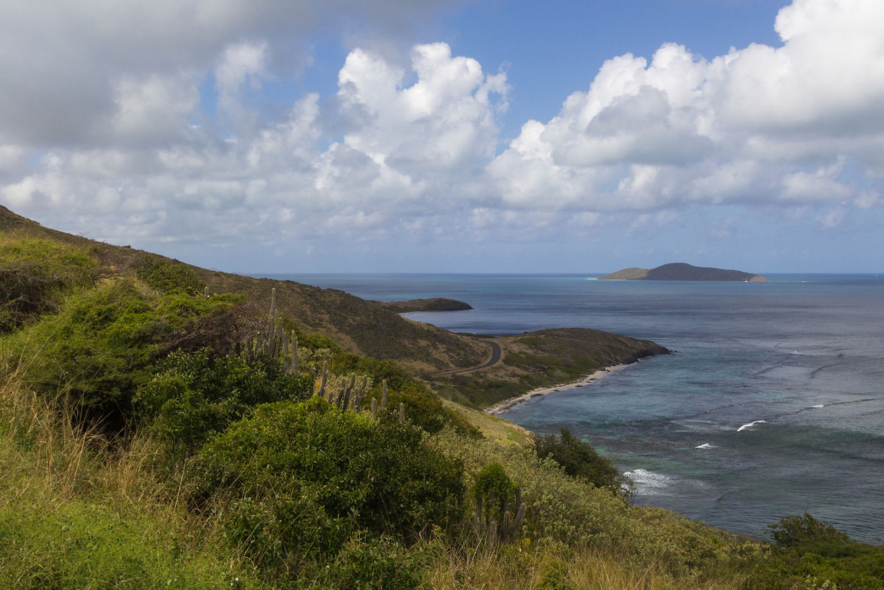 A View of Buck Island from Point Udall, St. Croix, U.S. Virgin Island