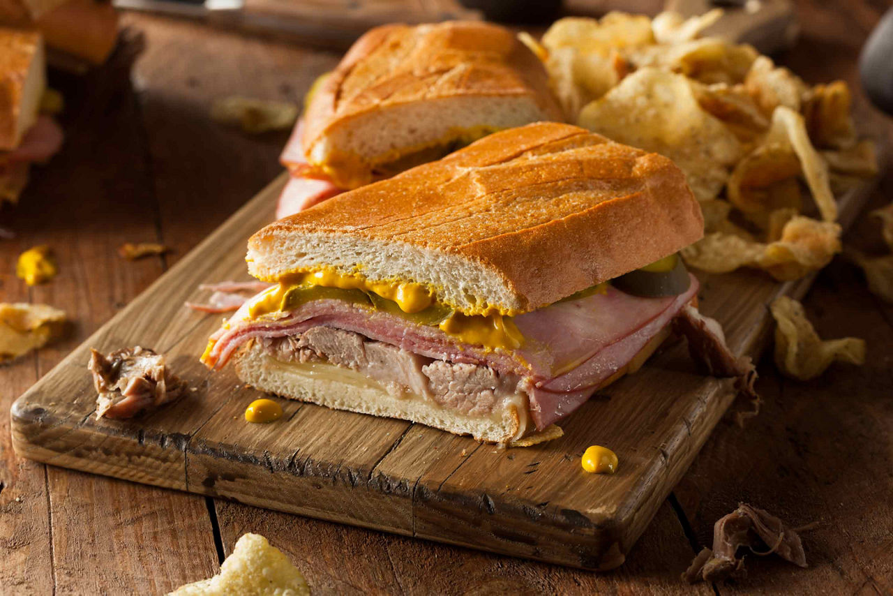 Local Cuisine Cuban Sandwich, Tampa, Florida