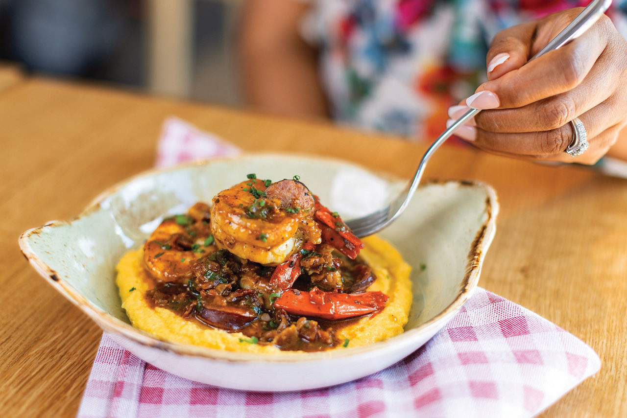 Wonder of the Seas The Mason Jar Shrimp Grits