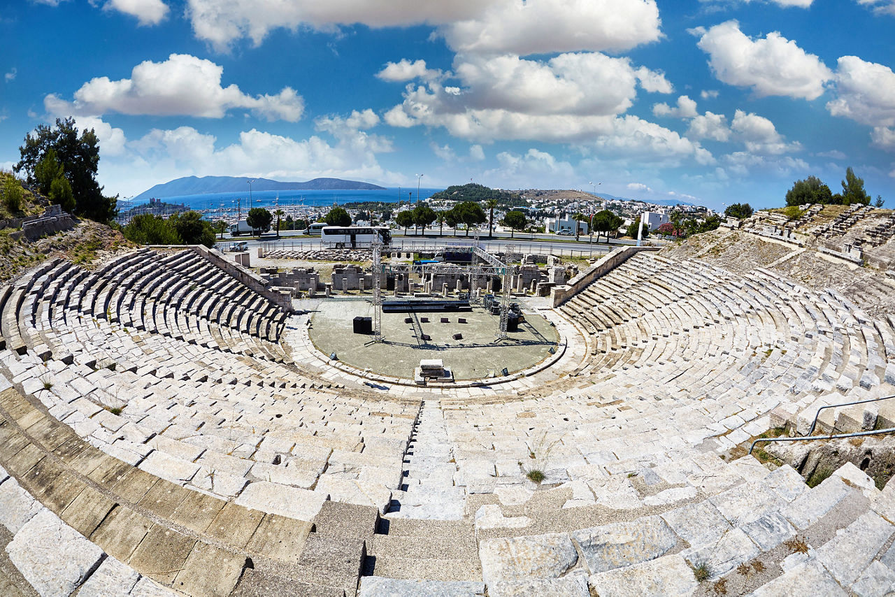 Take a trip way back in time with a stroll through Halicarnassus Citadel. 