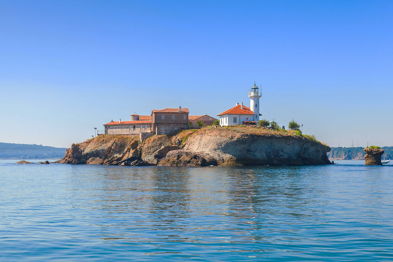 Saint Anastasia Bay in Burgas, Bulgaria