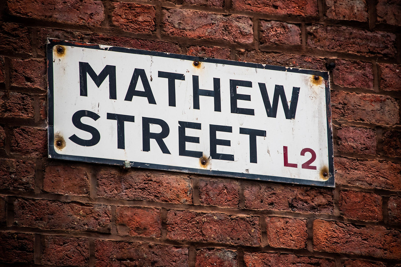 England Liverpool Cavern Quarter Mathew Street